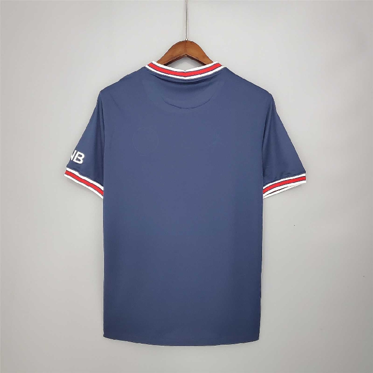 Paris Saint Germain 21-22 Home Navy PSG Soccer Jersey Football Shirt - Click Image to Close